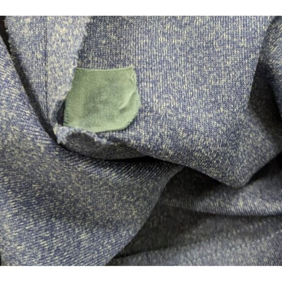 WOMEN'S BLUE ELASTIC WAIST PULL-ON A-LINE MIDI SKIRT - HANDMADE - SIZE L - Picture 8 of 8